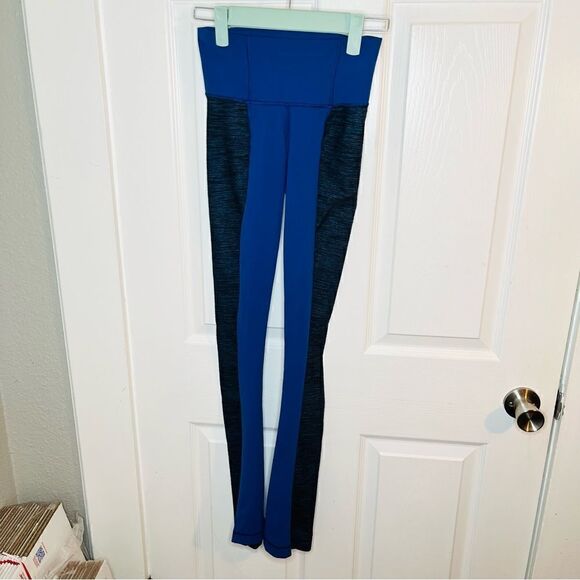 Lululemon Barre Pulse Pant (Regular) Blue/Reversible Slub Limitless Blue 2 - Picture 3 of 12